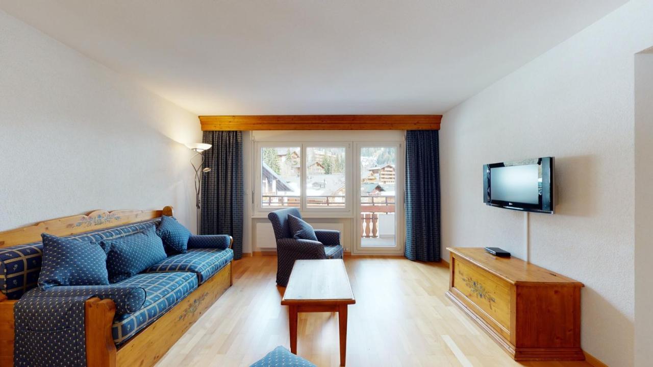 Gonenstein Residence In Leukerbad, Entire Apartment/Studio With Balcony Eksteriør billede
