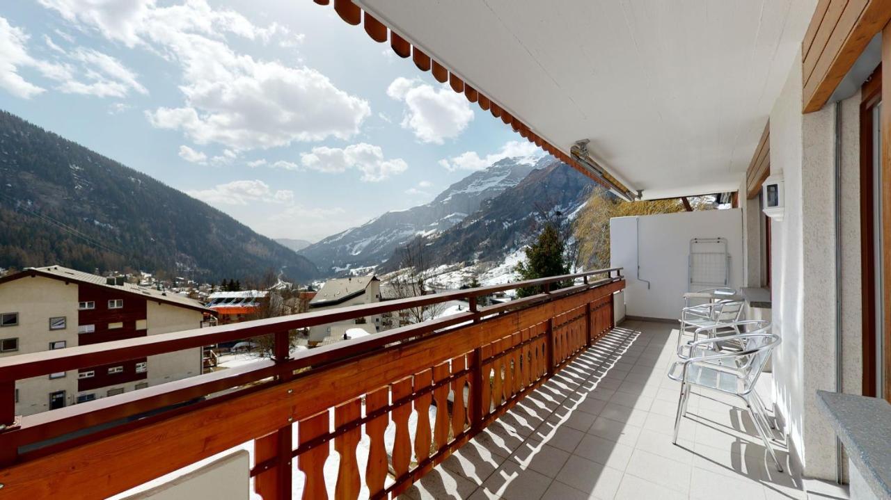 Gonenstein Residence In Leukerbad, Entire Apartment/Studio With Balcony Eksteriør billede