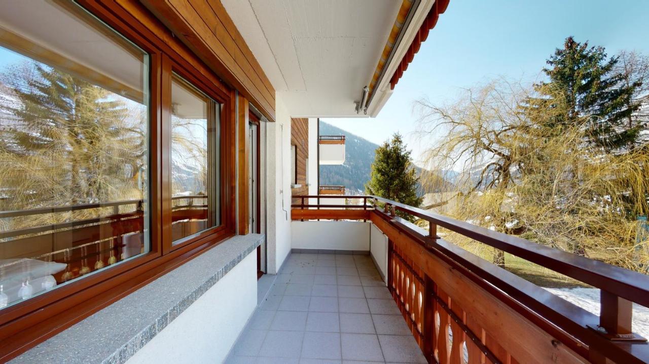 Gonenstein Residence In Leukerbad, Entire Apartment/Studio With Balcony Eksteriør billede