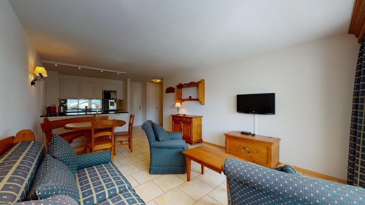 Gonenstein Residence In Leukerbad, Entire Apartment/Studio With Balcony Eksteriør billede
