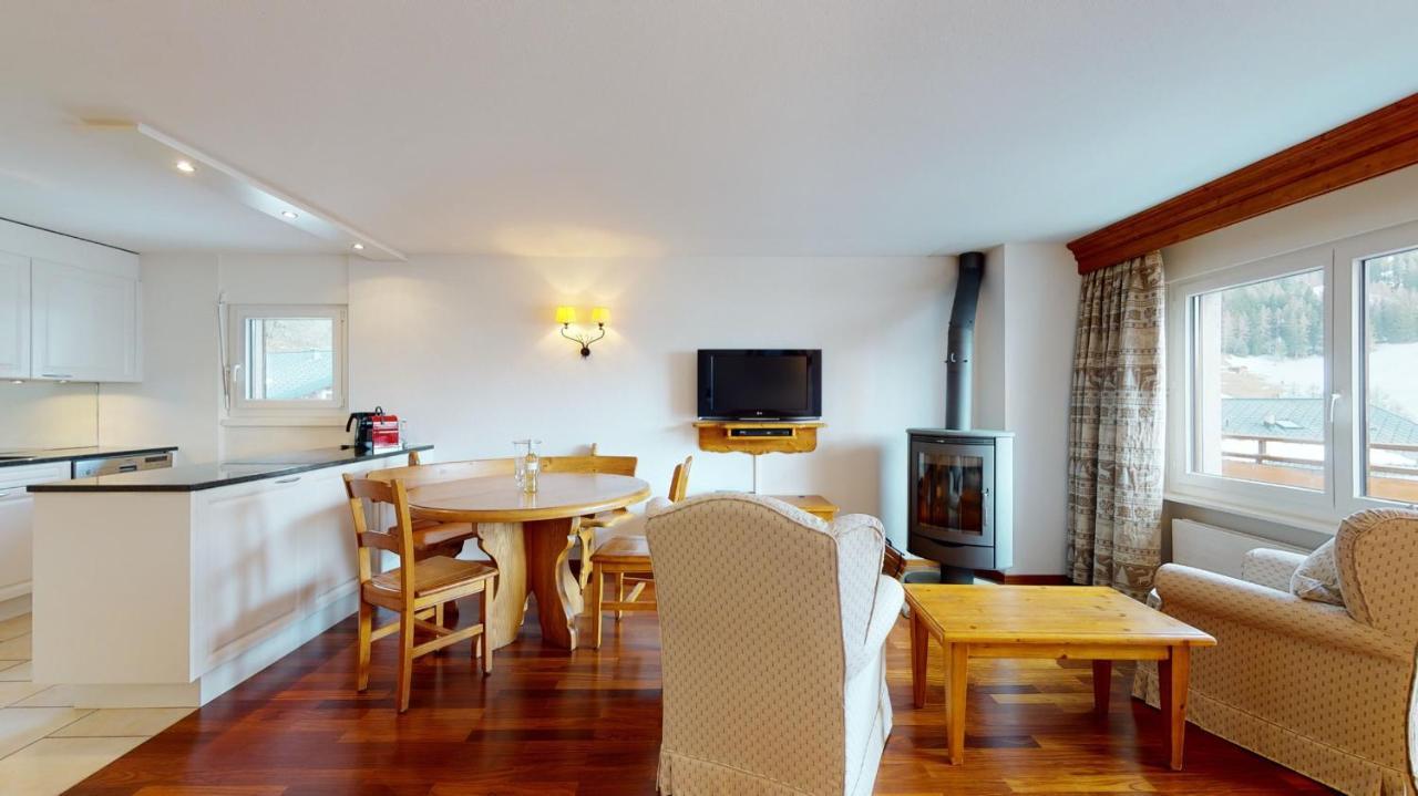 Gonenstein Residence In Leukerbad, Entire Apartment/Studio With Balcony Eksteriør billede
