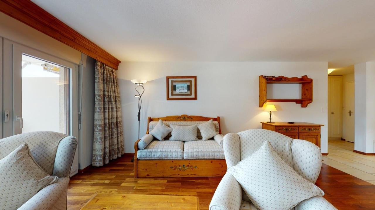 Gonenstein Residence In Leukerbad, Entire Apartment/Studio With Balcony Eksteriør billede