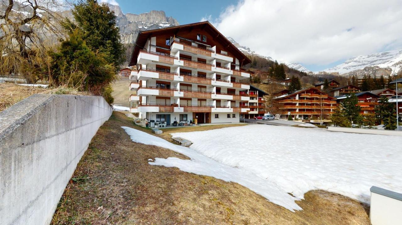 Gonenstein Residence In Leukerbad, Entire Apartment/Studio With Balcony Eksteriør billede