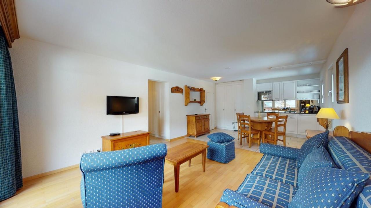 Gonenstein Residence In Leukerbad, Entire Apartment/Studio With Balcony Eksteriør billede