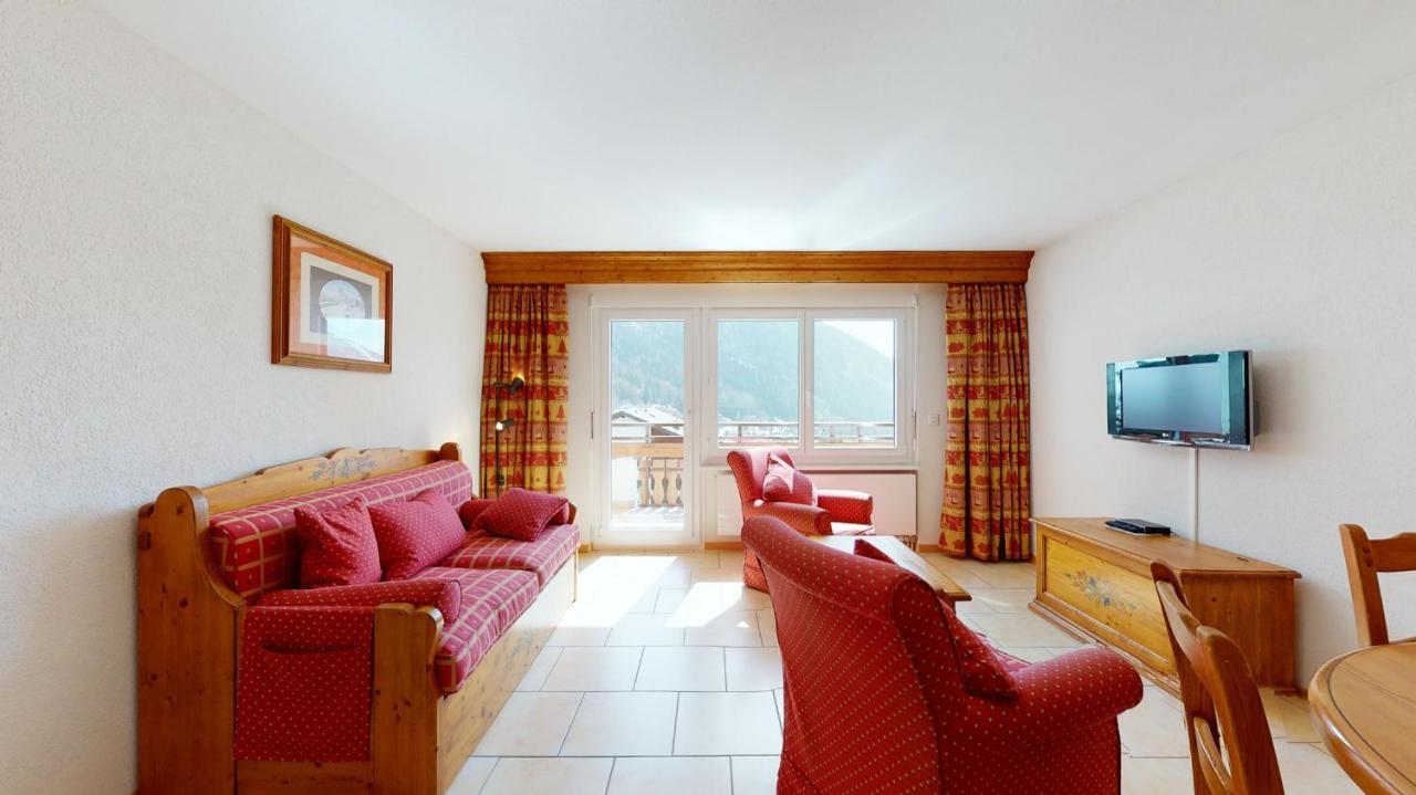 Gonenstein Residence In Leukerbad, Entire Apartment/Studio With Balcony Eksteriør billede
