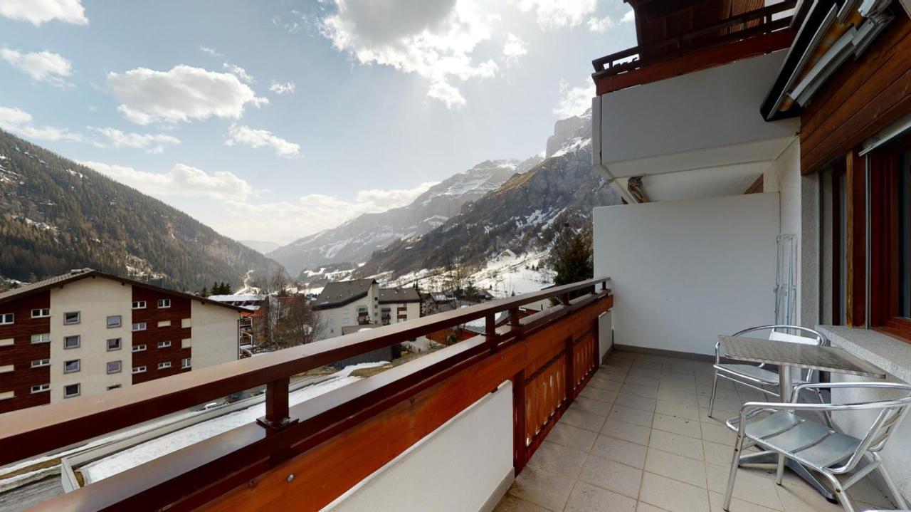 Gonenstein Residence In Leukerbad, Entire Apartment/Studio With Balcony Eksteriør billede