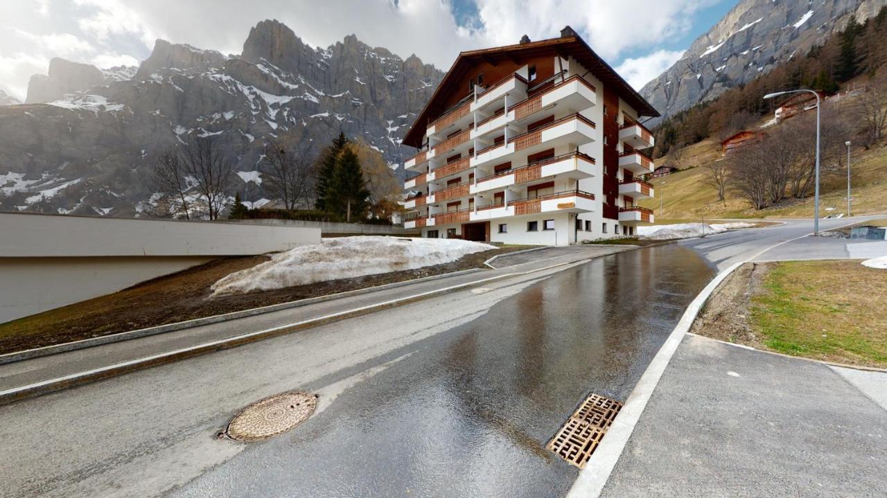 Gonenstein Residence In Leukerbad, Entire Apartment/Studio With Balcony Eksteriør billede