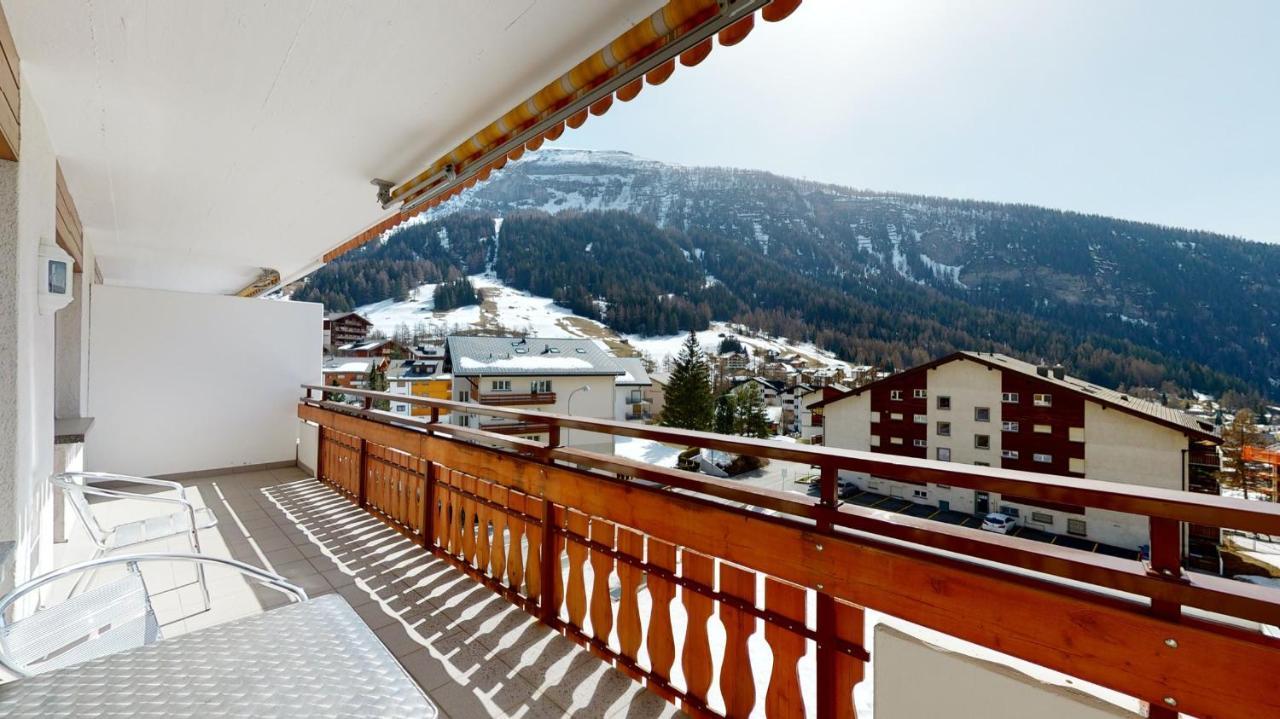 Gonenstein Residence In Leukerbad, Entire Apartment/Studio With Balcony Eksteriør billede