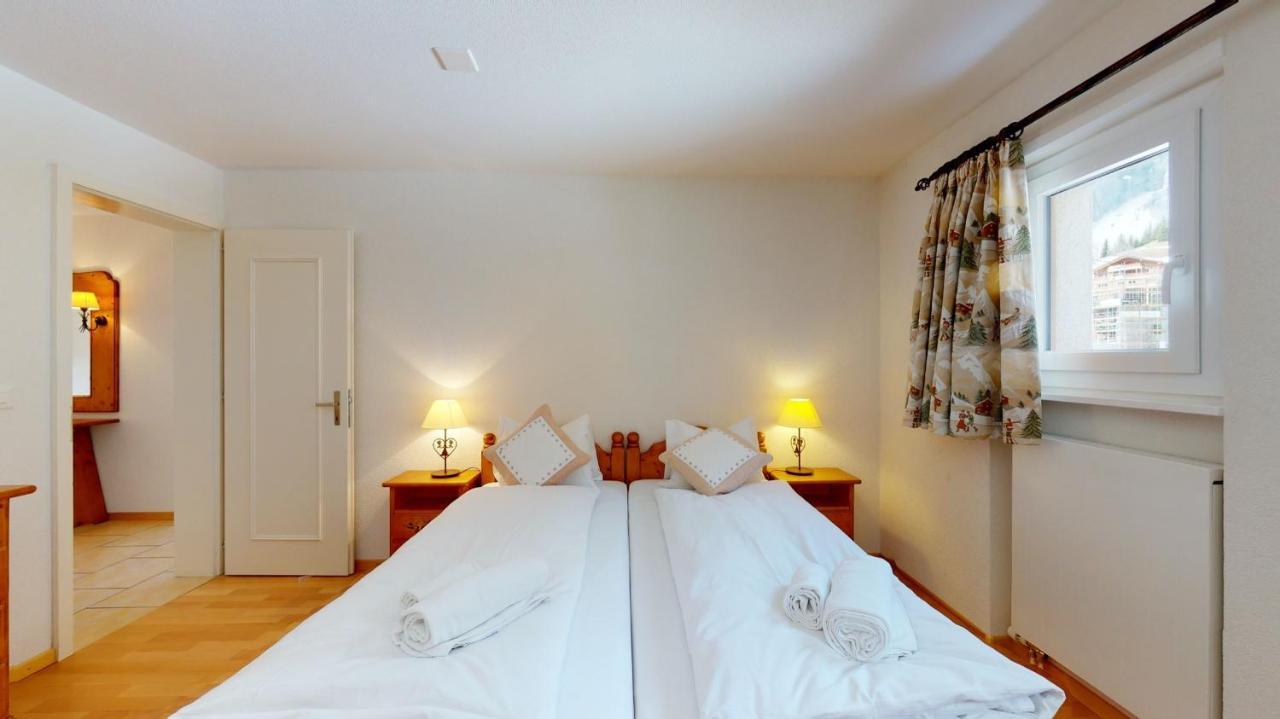 Gonenstein Residence In Leukerbad, Entire Apartment/Studio With Balcony Eksteriør billede