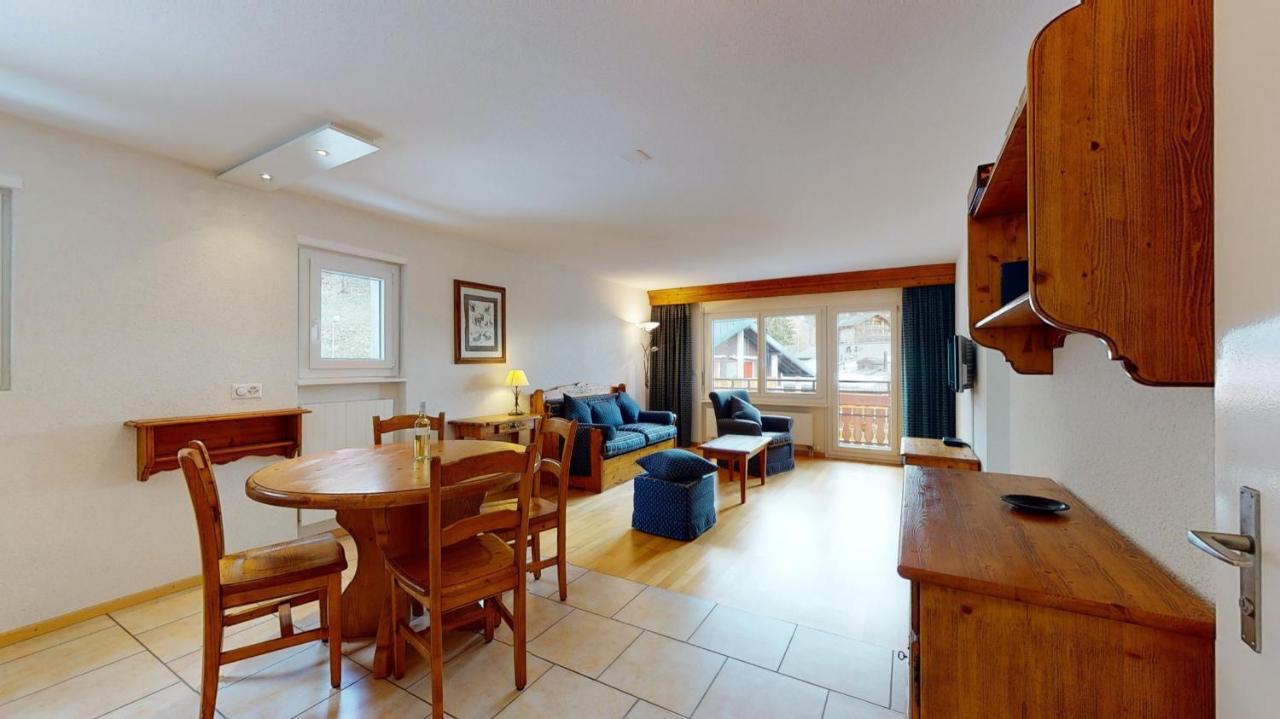 Gonenstein Residence In Leukerbad, Entire Apartment/Studio With Balcony Eksteriør billede