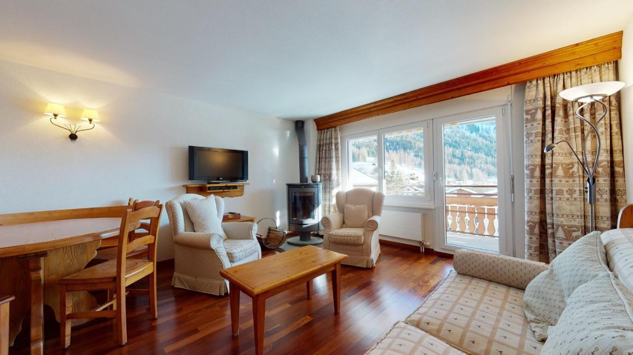 Gonenstein Residence In Leukerbad, Entire Apartment/Studio With Balcony Eksteriør billede