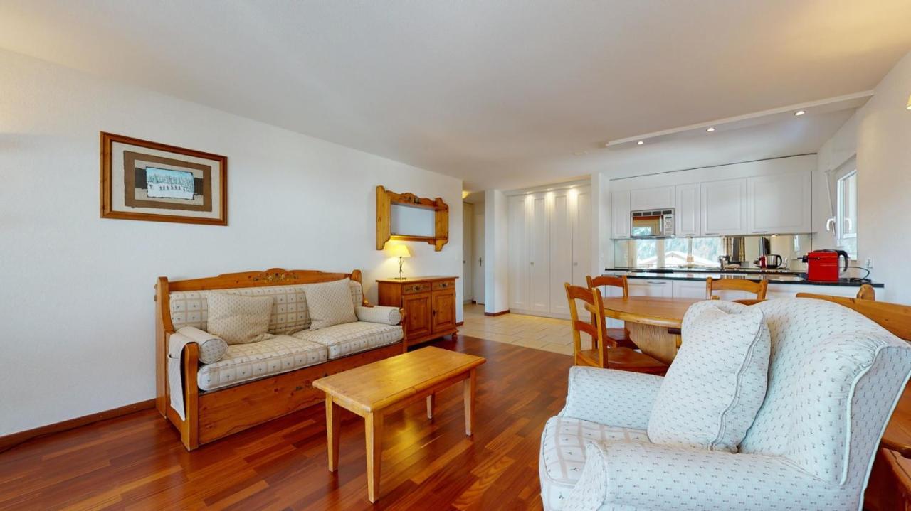 Gonenstein Residence In Leukerbad, Entire Apartment/Studio With Balcony Eksteriør billede