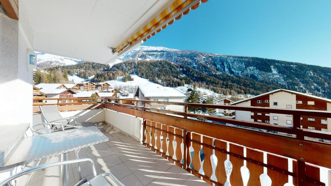 Gonenstein Residence In Leukerbad, Entire Apartment/Studio With Balcony Eksteriør billede