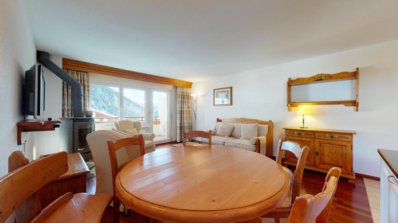 Gonenstein Residence In Leukerbad, Entire Apartment/Studio With Balcony Eksteriør billede
